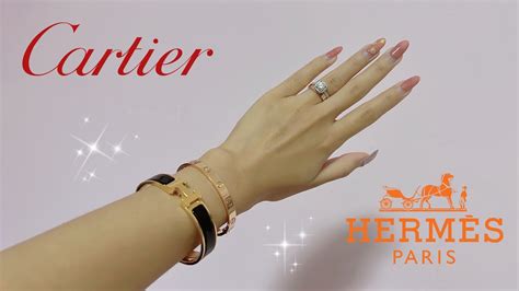 sizing hermes clic vs cartier love bracelet gm h|hermes enamel h bracelet instructions.